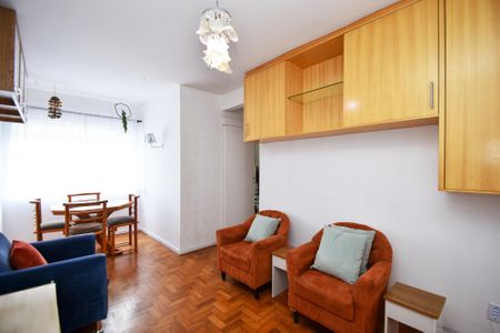 Apartamento para alugar com 49m², 1 quarto e 1 vaga Apartamento para alugar com 49m², 1 quarto e 1 vagaSala de estar