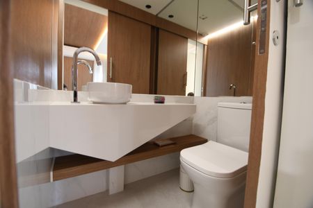 Lavabo de apartamento à venda com 3 quartos, 116m² em Vila Brandina, Campinas
