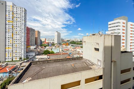 Varanda da Sala - Vista de apartamento para alugar com 1 quarto, 37m² em Liberdade, São Paulo