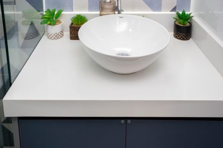 Apartamento à venda com 65m², 3 quartos e 2 vagasBanheiro Social