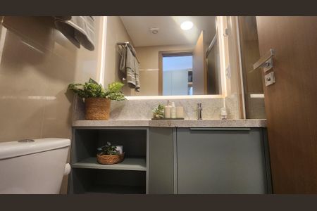 Studio para alugar com 20m², 1 quarto e 1 vaga Studio para alugar com 20m², 1 quarto e 1 vagaBanheiro