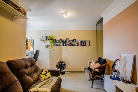 Sala de apartamento à venda com 2 quartos, 80m² em Jardim Santo André, Santo André