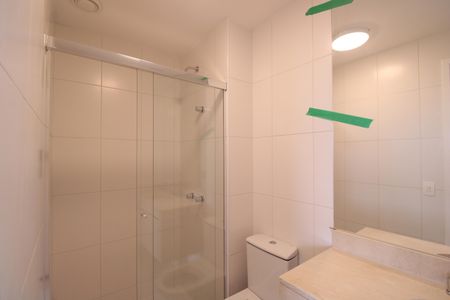 Apartamento à venda com 118m², 3 quartos e 2 vagasBanheiro da suíte 