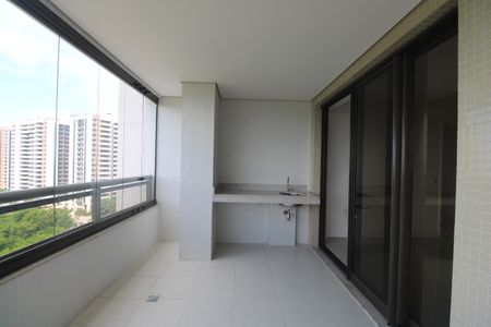 Sala - Varanda de apartamento para alugar com 3 quartos, 118m² em Barra da Tijuca, Rio de Janeiro
