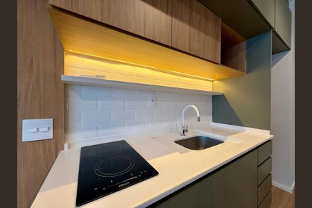 Studio para alugar com 25m², 1 quarto e sem vaga Studio para alugar com 25m², 1 quarto e sem vagaCozinha