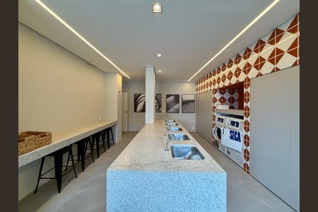 Studio para alugar com 25m², 1 quarto e sem vaga Studio para alugar com 25m², 1 quarto e sem vagaLavanderia