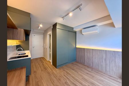 Studio para alugar com 25m², 1 quarto e sem vaga Studio para alugar com 25m², 1 quarto e sem vagaQuarto