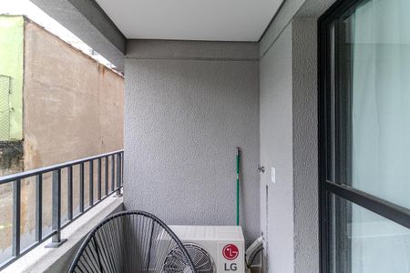 Studio para alugar com 26m², 1 quarto e sem vagaVaranda