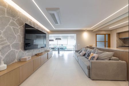 Sala de apartamento à venda com 3 quartos, 130m² em Brooklin, São Paulo