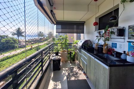 Varanda da Sala de apartamento para alugar com 4 quartos, 151m² em Camboinhas, Niterói