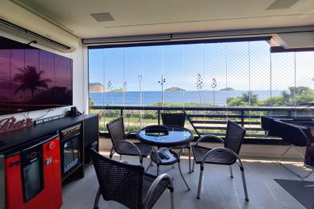 Varanda da Sala de apartamento para alugar com 4 quartos, 151m² em Camboinhas, Niterói