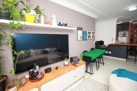 Sala de apartamento para alugar com 1 quarto, 56m² em Jardim, Santo André