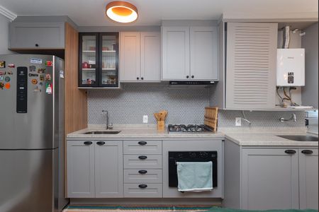 Cozinha Americana de apartamento à venda com 2 quartos, 41m² em Barra Funda, São Paulo