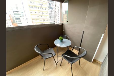Varanda de apartamento para alugar com 1 quarto, 36m² em Consolação, São Paulo