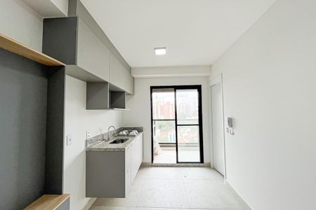 Sala/Cozinha de apartamento para alugar com 1 quarto, 27m² em Vila Dom Pedro Ii, São Paulo