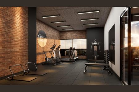 Apartamento para alugar com 28m², 1 quarto e sem vaga Apartamento para alugar com 28m², 1 quarto e sem vagaÁrea comum - Academia