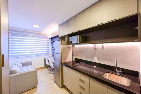 Sala de apartamento para alugar com 1 quarto, 25m² em Vila Clementino, São Paulo