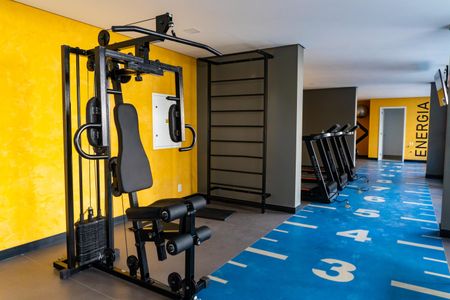 Studio para alugar com 29m², 1 quarto e sem vaga Studio para alugar com 29m², 1 quarto e sem vagaÁrea comum - Academia