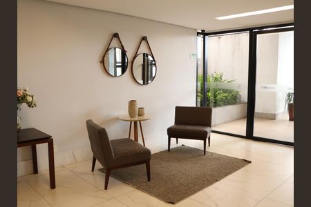 Apartamento para alugar com 65m², 2 quartos e 1 vagaHall social