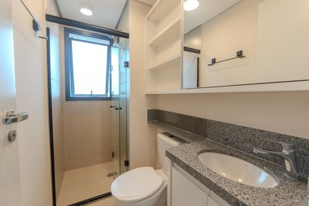 Studio para alugar com 26m², 1 quarto e sem vaga Studio para alugar com 26m², 1 quarto e sem vagaBanheiro