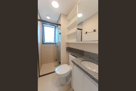 Banheiro de kitnet/studio à venda com 1 quarto, 26m² em Consolação, São Paulo