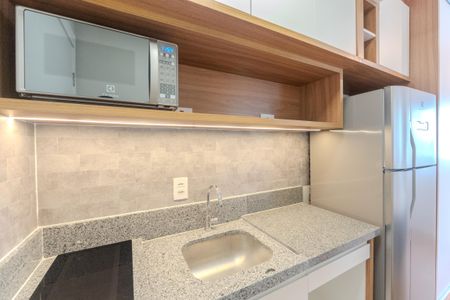 Studio para alugar com 26m², 1 quarto e sem vaga Studio para alugar com 26m², 1 quarto e sem vagaCozinha