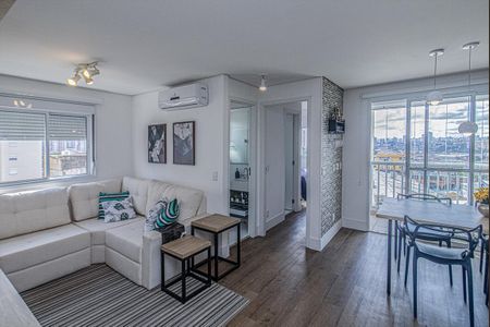 sala_1 de apartamento à venda com 1 quarto, 48m² em Vila Gumercindo, São Paulo