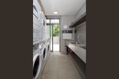 Studio à venda com 56m², 2 quartos e 1 vagaLavanderia