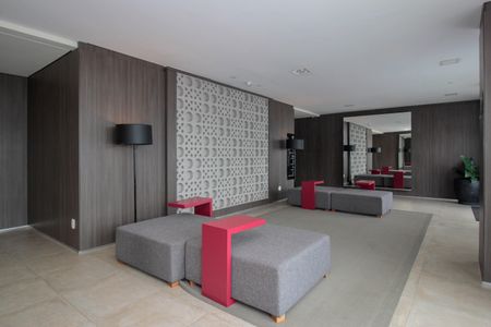 Studio à venda com 56m², 2 quartos e 1 vagaHall social