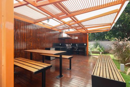 Studio à venda com 56m², 2 quartos e 1 vagaChurrasqueira