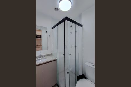 Banheiro de kitnet/studio à venda com 1 quarto, 21m² em Vila Mariana, São Paulo