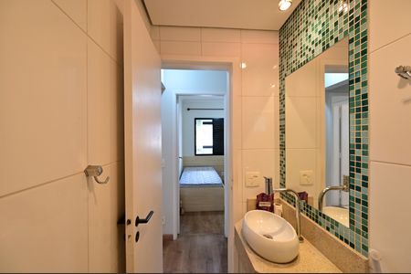 Apartamento à venda com 77m², 3 quartos e 2 vagasBanheiro Social