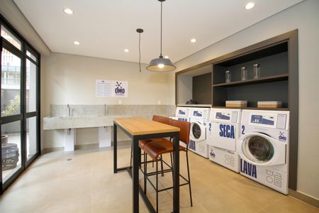 Studio à venda com 25m², 1 quarto e sem vagaÁrea Comum - Lavanderia