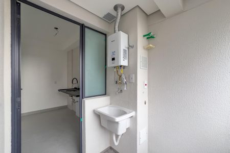 Apartamento para alugar com 40m², 1 quarto e sem vaga Apartamento para alugar com 40m², 1 quarto e sem vagaCozinha e área de serviço