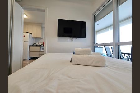 Suite de apartamento para alugar com 1 quarto, 34m² em Brooklin, São Paulo