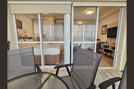 Sacada de apartamento para alugar com 1 quarto, 34m² em Brooklin, São Paulo