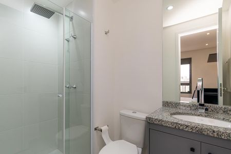 Apartamento para alugar com 30m², 1 quarto e sem vagaBanheiro da Suíte