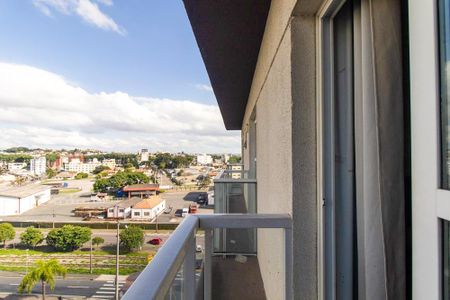 Varanda do Quarto de kitnet/studio para alugar com 1 quarto, 29m² em Cristo Rei, Curitiba