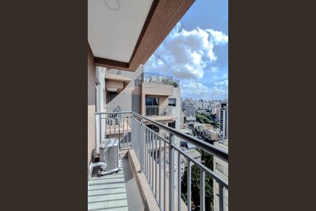 Varanda da Sala de kitnet/studio para alugar com 1 quarto, 28m² em Liberdade, São Paulo