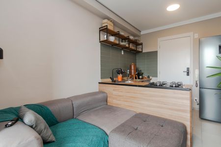 Sala/ Cozinha de apartamento à venda com 2 quartos, 36m² em Vila Cruzeiro, São Paulo