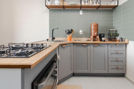 Sala/ Cozinha de apartamento à venda com 2 quartos, 36m² em Vila Cruzeiro, São Paulo