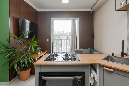 Sala/ Cozinha de apartamento à venda com 2 quartos, 36m² em Vila Cruzeiro, São Paulo