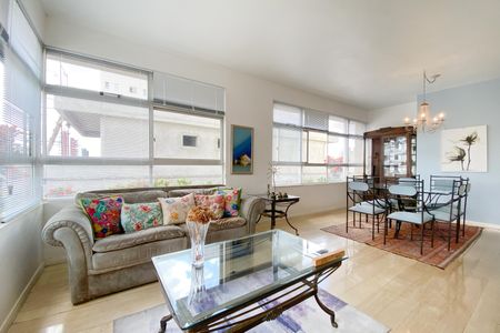 Sala de apartamento à venda com 4 quartos, 120m² em São Pedro, Belo Horizonte