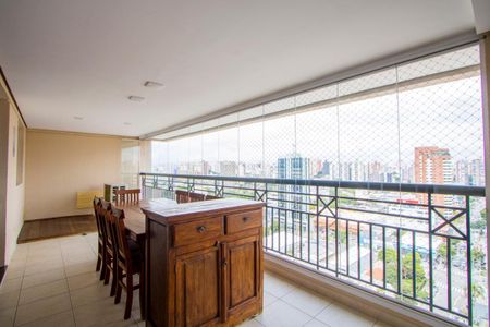 Varanda gourmet de apartamento à venda com 3 quartos, 165m² em Jardim, Santo André