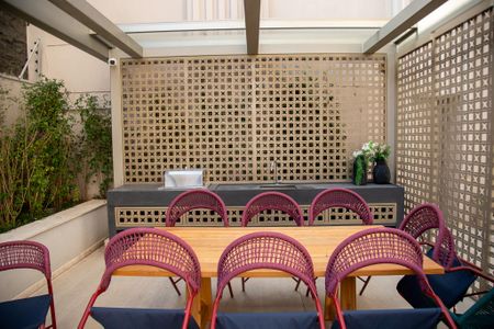 Studio para alugar com 25m², 1 quarto e sem vagaChurrasqueira