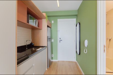 Cozinha de kitnet/studio para alugar com 1 quarto, 25m² em Vila Mariana, São Paulo
