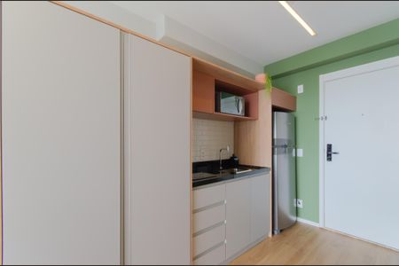 Cozinha de kitnet/studio para alugar com 1 quarto, 25m² em Vila Mariana, São Paulo