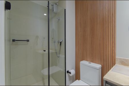 Banheiro de kitnet/studio para alugar com 1 quarto, 25m² em Vila Mariana, São Paulo