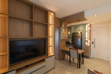 Salas de apartamento para alugar com 1 quarto, 43m² em Centro, Campinas