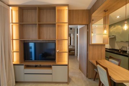 Apartamento para alugar com 43m², 1 quarto e 1 vagaSalas